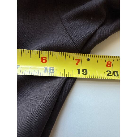 The Frankie Shop Suzie Jumpsuit in Chocolate Brown Wool Blend Size Medium - Picture 4 of 10